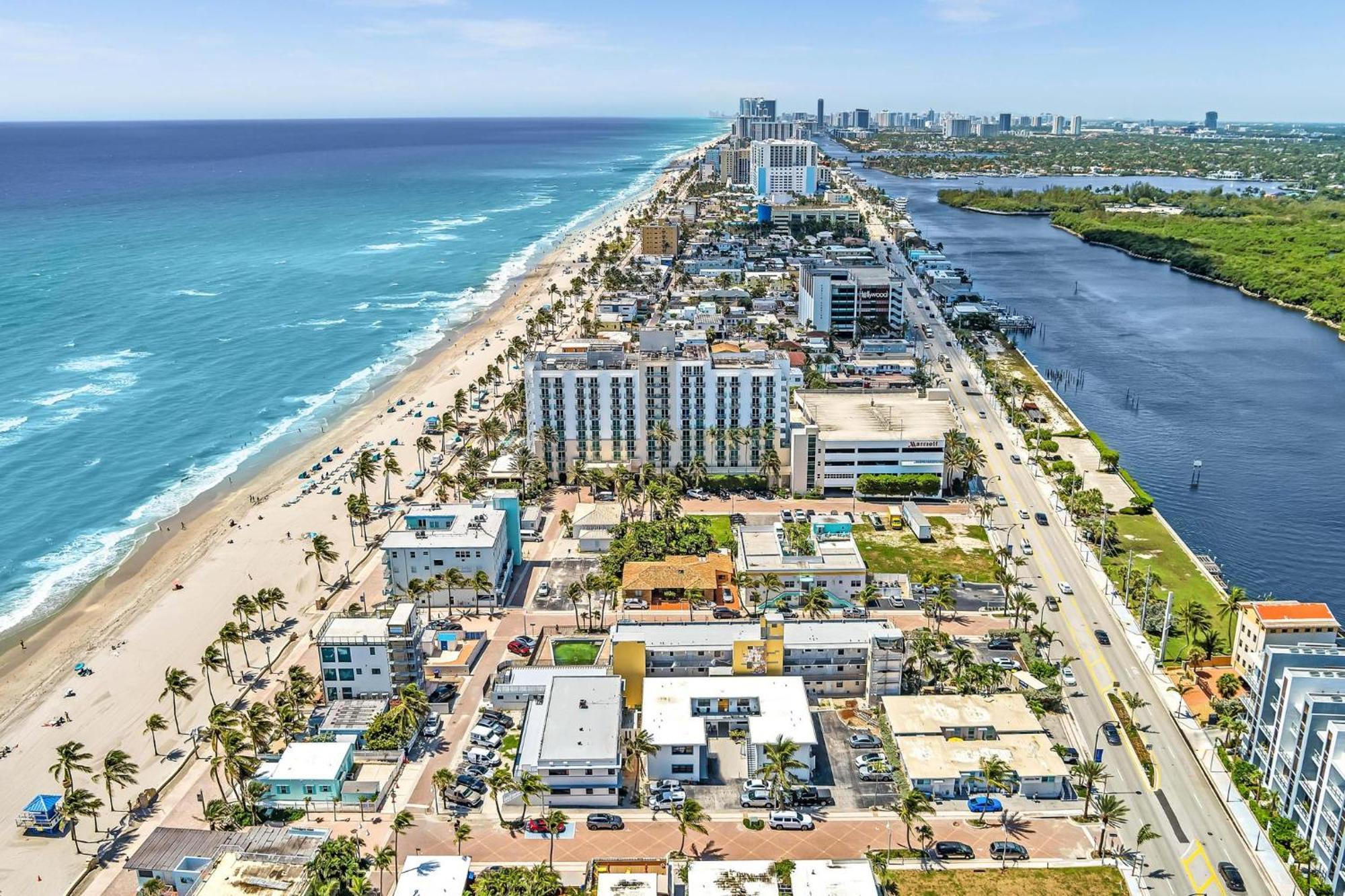 Beachfront & Pool Near Marriott Hollywood Beach Exterior foto